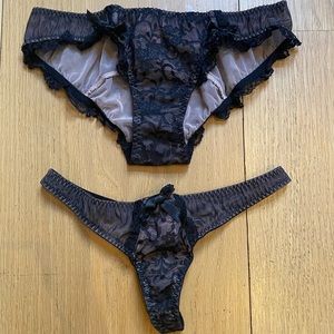 Agent Provocateur Lace Brief and Thong set